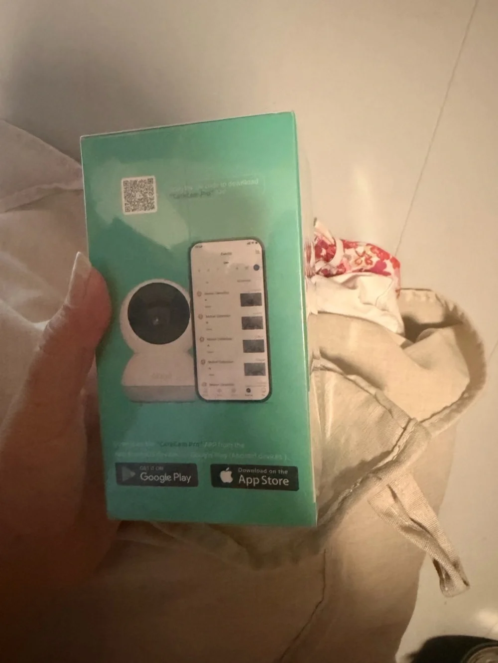 Alaga Home Security WiFi Camera 3K - White & Teal